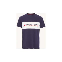 T-shirty z krótkim rękawem Tommy Sport S20S200082 LOGO DRIVER. Niebieskie t-shirty męskie Tommy Sport, s, bez wzorów, sportowe, bez kołnierzyka, krótkie. Za 153,07 zł.