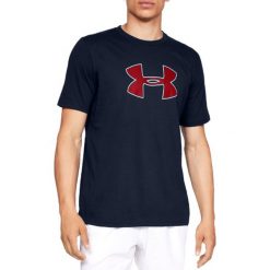 Under Armour Big Logo SS Tee 1329583-408. T-shirty męskie Under Armour, l, bez wzorów, bez kołnierzyka. W wyprzedaży za 89,99 zł.