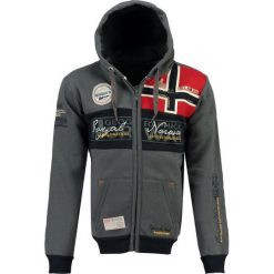 Geographical Norway bluza męska Flyer M ciemnoszara. Szare bluzy męskie Geographical Norway, m, bez wzorów, bez kołnierzyka, bez rękawów, bez kaptura. Za 179,00 zł.