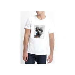 T-shirt : " głowa ". Białe t-shirty męskie Life is art, m, bez wzorów, bez kołnierzyka. Za 120,00 zł.