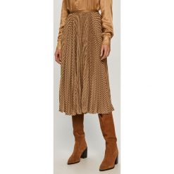 Polo Ralph Lauren - Spódnica. Spódniczki damskie Polo Ralph Lauren, na co dzień, bez wzorów, z poliesteru, casualowe, midi, rozkloszowane. Za 1289,00 zł.