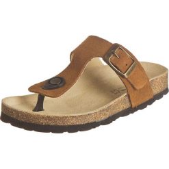 Buty dziecięce: Skórzane japonki w kolorze jasnobrązowym