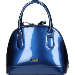 Torba - 123-1330-M BL. Żółte torebki klasyczne damskie Venezia, ze skóry. Za 279,00 zł.