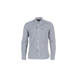 Koszule z długim rękawem Lyle Scott LW1114V-Z101. Niebieskie koszule męskie Lyle & Scott, s, bez wzorów, bez kołnierzyka, z długim rękawem. Za 309,00 zł.