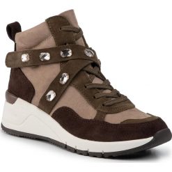 Sneakersy TAMARIS - 1-25229-23 Mocca Comb 303. Pomarańczowe półbuty damskie Tamaris, z zamszu. W wyprzedaży za 259,00 zł.
