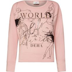 Bluza DEHA DANCE. Różowe bluzy damskie Deha, z nadrukiem, z bawełny. W wyprzedaży za 266,00 zł.