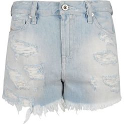 Diesel Szorty "Telve". Szorty damskie Diesel, bez wzorów, z denimu. Za 329,00 zł.