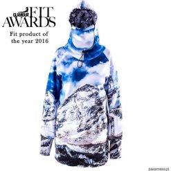 SOFTSHELL Mountain Freak męska kurtka snowboard. Szare płaszcze męskie Pakamera, m, bez wzorów, z softshellu, z kapturem, narciarskie. Za 599,00 zł.