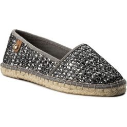 Espadryle TAMARIS - 1-24650-20 Pewt/Glam Comb 991. Szare espadryle damskie Tamaris, z materiału, na płaskiej podeszwie. Za 129,90 zł.
