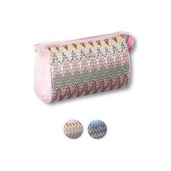 TOP CHOICE Kosmetyczka damska BOHO (94187) 1szt. Szare topy damskie marki TOP CHOICE, bez wzorów, boho. Za 23,66 zł.