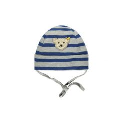 Czapeczki niemowlęce: Steiff Boys Czapka stripe blue