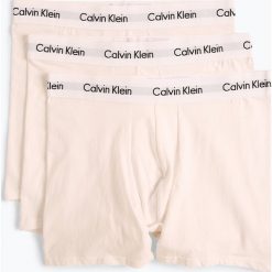 Calvin Klein - Obcisłe bokserki męskie pakowane po 3 szt., biały. Białe bokserki męskie z bawełny. Za 179,95 zł.