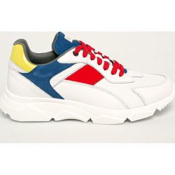GOE - Buty. Białe sneakersy męskie GOE, z okrągłym noskiem, na sznurówki. Za 399,90 zł.