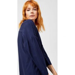 Koszula z ozdobnymi guzikami. Niebieskie koszule damskie Moodo, m, z wiskozy. Za 29,99 zł.