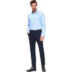 Spodnie chino gładkie slim. Spodnie męskie Top Secret, na co dzień, na zimę, m, bez wzorów, z bawełny, klasyczne. W wyprzedaży za 64,99 zł.