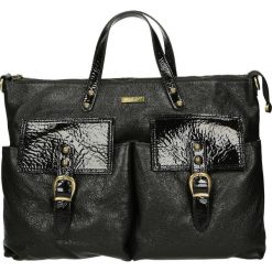 Torba - MELANIA01 NER. Żółte torebki klasyczne damskie marki Venezia, ze skóry. Za 539,00 zł.