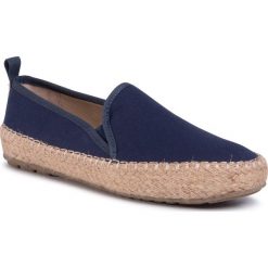 Espadryle EMU AUSTRALIA - Gum W11385 Midnight/Minuit. Niebieskie espadryle damskie EMU Australia, bez wzorów, z tworzywa sztucznego, bez obcasa, na płaskiej podeszwie, bez zapięcia. Za 299,00 zł.