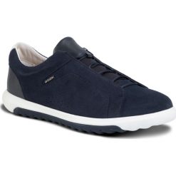 Półbuty GEOX - U Nexside A U927GA 00022 C4064 Navy. Niebieskie półbuty męskie Geox, na co dzień, bez wzorów, z zamszu, bez zapięcia. W wyprzedaży za 449,00 zł.
