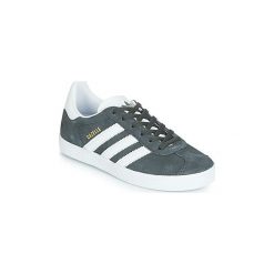 Buty Dziecko adidas GAZELLE C. Szare trampki dziewczęce Adidas, bez wzorów, bez zapięcia. Za 266,11 zł.