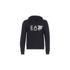Bluzy Emporio Armani EA7 TRAIN VISIBILITY HOODIE. Czarne bluzy męskie marki Emporio Armani EA7, m, bez wzorów, bez kołnierzyka, bez rękawów, bez kaptura. Za 367,20 zł.