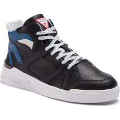 Sneakersy GUESS - Madison FM6MAD LEA12 BLACK. Czarne sneakersy męskie Guess, na co dzień, z aplikacjami, ze skóry ekologicznej, bez zapięcia. Za 599,00 zł.