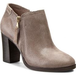 Buty zimowe damskie: Botki NESSI – 715/N Beż Lizaro/Beż 19