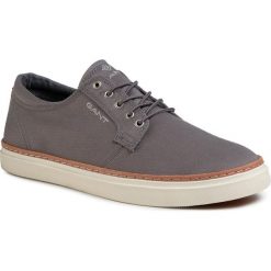 Tenisówki GANT - Prepville 20638496 Gray G88. Szare półbuty męskie GANT, na co dzień, bez wzorów, ze skóry, bez zapięcia. Za 379,00 zł.