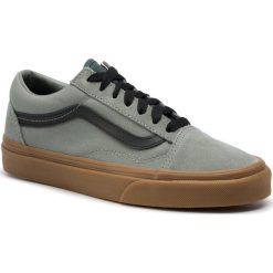 Tenisówki VANS - Old Skool VN0A4BV5V4T1 (Gum) Shadow/Trekking Grn. Zielone trampki i tenisówki damskie Vans, bez wzorów, ze skóry, bez zapięcia. Za 319,00 zł.