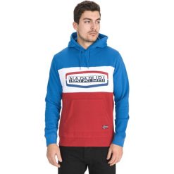 Napapijri Bogy Bluza Niebieski Czerwony. Czerwone bluzy męskie Napapijri, l, z nadrukiem, z bawełny, bez kołnierzyka, bez rękawów, bez kaptura. Za 414,95 zł.