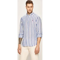 Polo Ralph Lauren - Koszula. Niebieskie koszule męskie Polo Ralph Lauren, m, bez wzorów, ze lnu, casualowe, polo, z długim rękawem. W wyprzedaży za 479,90 zł.