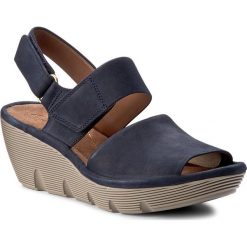 Sandały damskie: Sandały CLARKS – Clarene Allure 261265924 Navy Nubuck