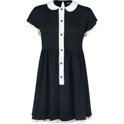 Disturbia Hettie Collared Dress Sukienka czarny. Czarne sukienki z falbanami marki Disturbia, s, oversize. Za 144,90 zł.