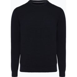 Marc O'Polo - Sweter męski, niebieski. Niebieskie swetry męskie marki Marc O'Polo, xxl, z haftami, polo, bez kaptura. Za 399,95 zł.
