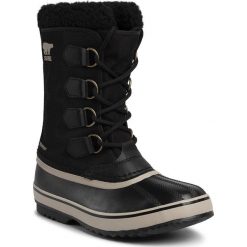 Śniegowce SOREL - 1964 Pac Nylon NM3487 Black/Ancient Fossil 011. Czarne śniegowce męskie Sorel, bez zapięcia. W wyprzedaży za 329,00 zł.