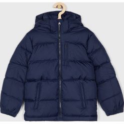 Polo Ralph Lauren - Kurtka puchowa dziecięca 134-176 cm. Niebieskie kurtki chłopięce Polo Ralph Lauren, bez wzorów, z poliesteru, krótkie, z kapturem. W wyprzedaży za 599,90 zł.