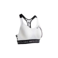 Stanik fitness kardio 500. Buty sportowe damskie DOMYOS, xs, bez wzorów, z elastanu, na fitness i siłownię. Za 49,99 zł.