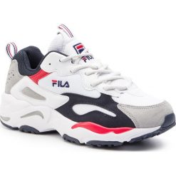 Sneakersy FILA - Ray Tracer 1010685.01M White/Fila Navy/Fila Red. Białe sneakersy męskie Fila, na co dzień, bez wzorów, ze skóry, eleganckie, bez zapięcia. Za 429,00 zł.