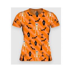 Koszulka damska fullprint Skeletons. Koszulki damskie MegaKoszulki, m, bez wzorów, z bawełny, bez kołnierzyka. Za 89,90 zł.