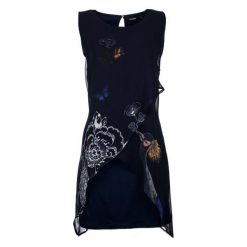 Sukienki: Desigual Sukienka Damska 36 Ciemny Niebieski