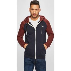 Quiksilver - Bluza. Niebieskie bluzy męskie Quiksilver, m, bez wzorów, z bawełny, z kapturem, bez rękawów, z kapturem. Za 249,90 zł.