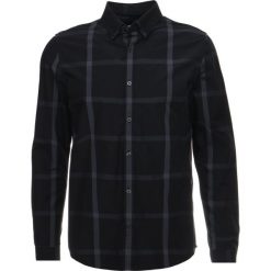 Koszule męskie na spinki: Burton Menswear London SMART CHECK Koszula black