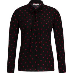 Koszula Red Valentino SR3ABB05. Czarne bluzki damskie Red Valentino, bez wzorów, z jedwabiu, bez kołnierzyka, bez rękawów. W wyprzedaży za 829,00 zł.