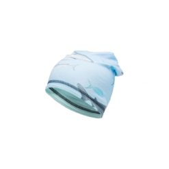Name it Czapka Mads aqua haze - niebieski - Gr.Moda (6 - 24 miesięcy ). Niebieskie czapeczki niemowlęce Name it, bez wzorów, z elastanu. Za 37,99 zł.