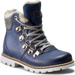 Buty zimowe chłopięce: Trapery MIDO – 368 Niebieski