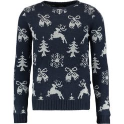 Swetry klasyczne męskie: Solid SNOWFLAKE Sweter insignia blue