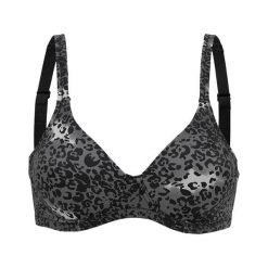 Cellbes Biustonosz Julia czarny w cętki female czarny/ze wzorem 105B. Czarne biustonosze sportowe damskie Cellbes, bez wzorów. Za 89,00 zł.