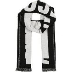 Szaliki męskie: McQ Alexander McQueen NEW LOGO SCARF Szal black