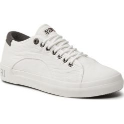 Sneakersy NAPAPIJRI - Ollie N0YJT0 Bright White 002. Białe sneakersy męskie Napapijri, na co dzień, bez wzorów, ze skóry, bez zapięcia. Za 339,00 zł.