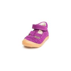 Pepino Girls Sandały Lani violett (średnie) - fioletowy - Gr.19. Fioletowe buciki niemowlęce Pepino, ze skóry, bez zapięcia. Za 249,00 zł.