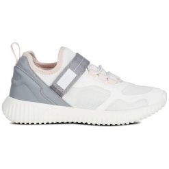 Geox Tenisówki Dziewczęce Waviness 30 Białe. Białe trampki dziewczęce Geox, na lato, bez wzorów, bez zapięcia. Za 259,00 zł.